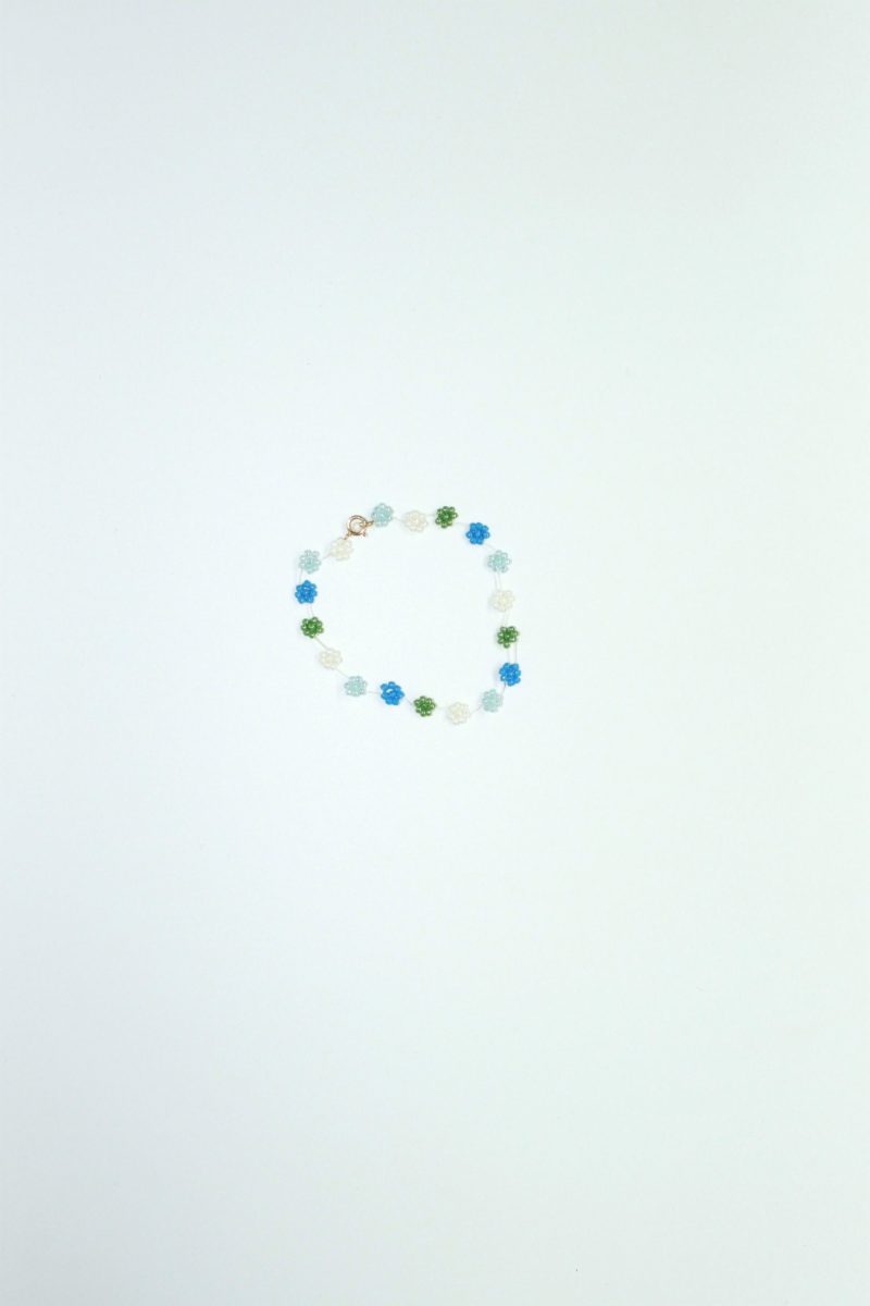 FIORI BRACELET - MIXED GREEN - STERLING SILVER